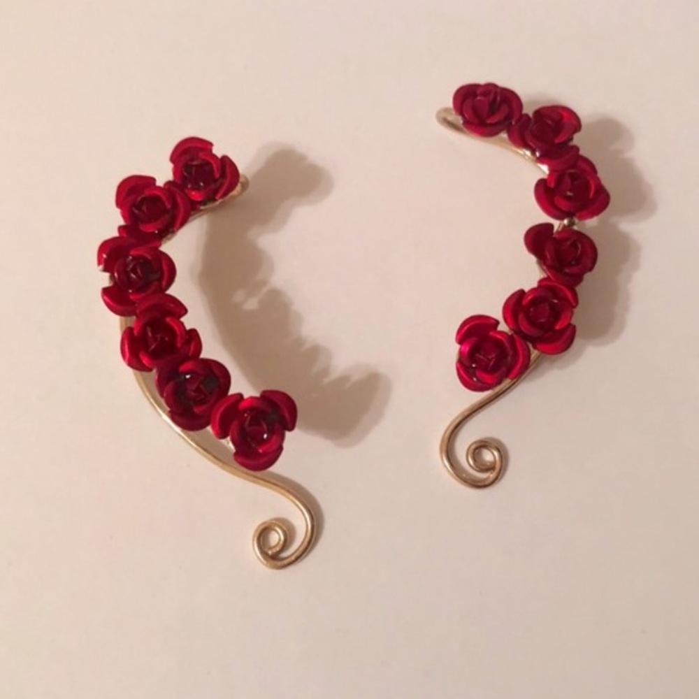 Handcrafted Rose Gold Earcuffs